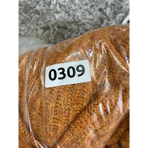 American Eagle Womens Cardigan Sz M Oversized Cobain Indie Hipster Grunge Orange - Picture 11 of 11